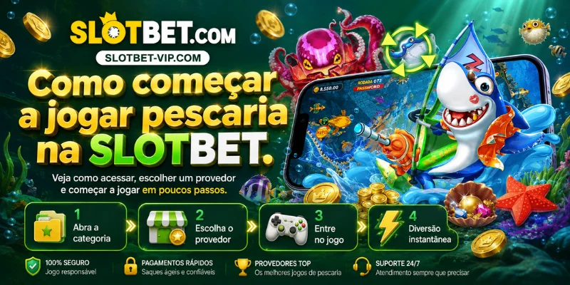 Como começar a jogar pescaria na SLOTBET