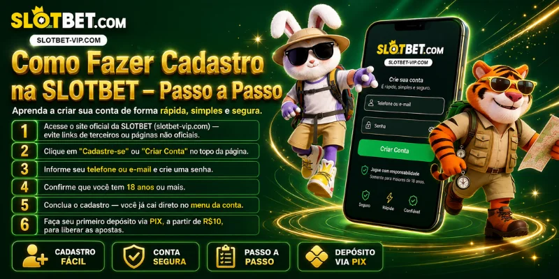 como fazer cadastro na slotbet passo a passo