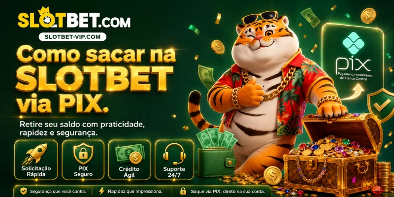 Como sacar na SLOTBET via PIX