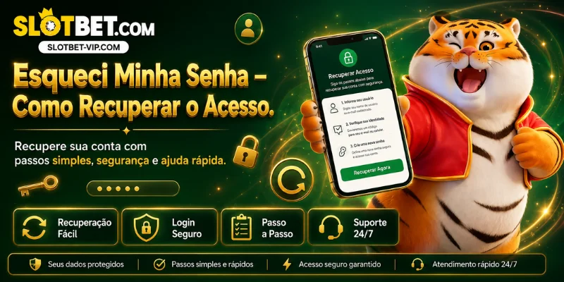 esqueci minha senha como recuperar o acesso