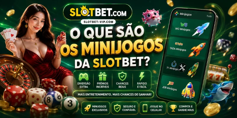 O que são os minijogos da SLOTBET?