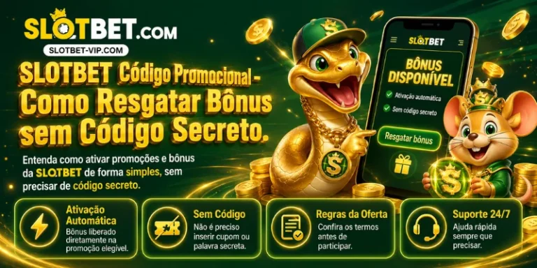 slotbet código promocional